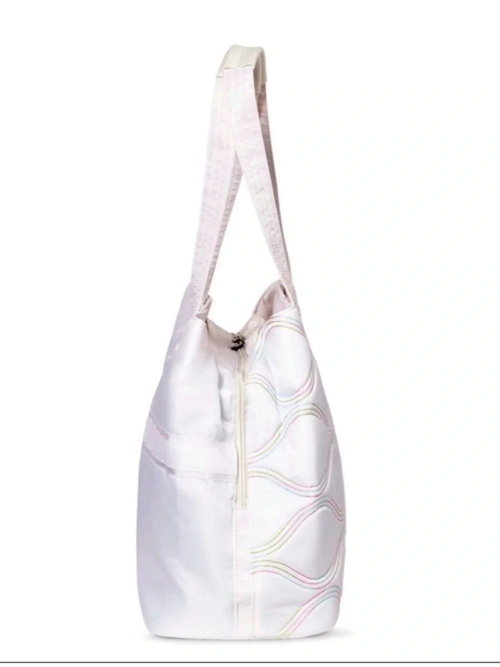 Lug Tempo Classic Tote in White IcePop Stitch NWT